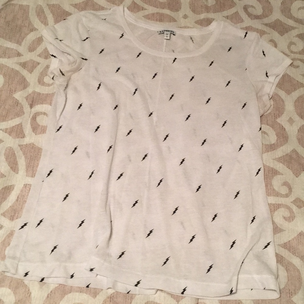 Express Lightening Bolt Tee